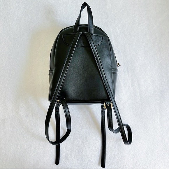 Forever 21 Mini faux Leather Backpack Purse Black - Picture 4 of 14